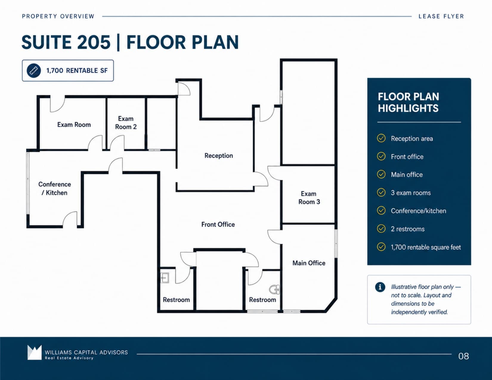 Site plan — 416 W Las Tunas Dr, Suite 205