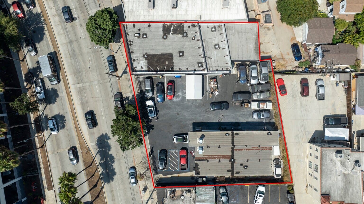 Site plan — 4605 W Pico Blvd